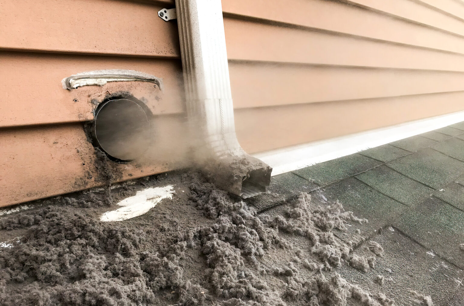 dust coming out of a vent